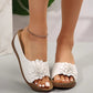 🎉Last day for limited time discounts🎉Women's Comfort Flower Slip-On Sandals（The more you buy, the higher the discount）