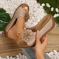🎉Last day for limited time discounts🎉Women's Comfort Flower Slip-On Sandals（The more you buy, the higher the discount）