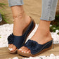 🎉Last day for limited time discounts🎉Women's Comfort Flower Slip-On Sandals（The more you buy, the higher the discount）