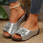 🎉Last day for limited time discounts🎉Women's Comfort Flower Slip-On Sandals（The more you buy, the higher the discount）