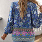 💖Hot Sales-50% OFF✨Women's Fashion Printed v-Neck Long Sleeve Shirt