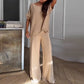 ⏳ Limited time 50% off! 💥 Casual One Shoulder Top & Pants Two Piece Set for Women（The more you buy, the higher the discount）