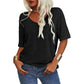 🔥This week's special price £14.99🔥Women's Solid Color V-Neck T-shirt