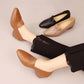 💥NEW HOT SALES 50% OFF🔥Women's Comfortable Low Heel Synthetic Leather Shoes
