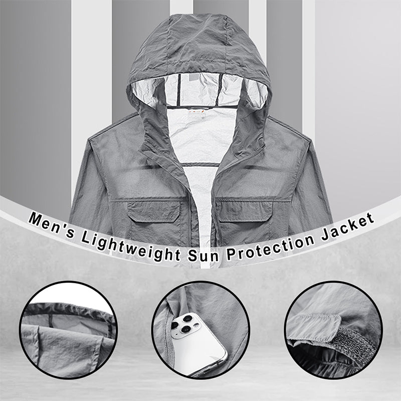 ⏳ Limited time 50% off! 💥Men's Lightweight Sun Protection Jacket（The more you buy, the higher the discount）