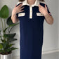 Ladies Casual Fashion Lapel Short Sleeve Dress