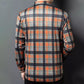 Men's Business Casual Long Sleeve Plaid Top