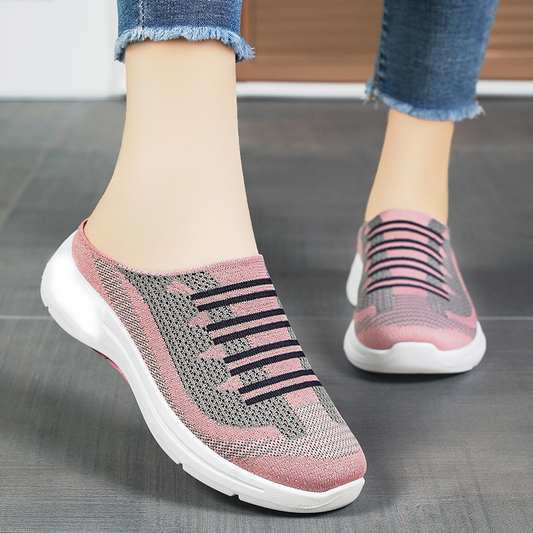 ⏳ Limited time 50% off! 💥Women's Slip-On Open Back Breathable Sneakers（The more you buy, the higher the discount）