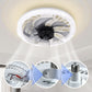 💡2-in-1 dimbare plafondventilatorlamp met afstandsbediening – stil, verstelbaar en ruimtebesparend