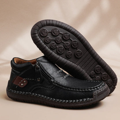 🔥2026 Hot Sale🌟Retro outdoor casual PU-schoenen voor heren