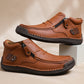 🔥2026 Hot Sale🌟Retro outdoor casual PU-schoenen voor heren