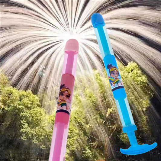 Leuk uittrekbaar waterpistool met vuurwerkeffect
