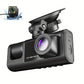 ⏰🎁Sikker kjøring - 3-kanals kamera syklus videoopptaker