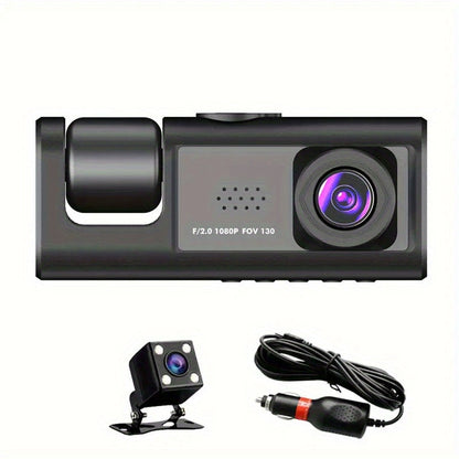 ⏰🎁Sikker kjøring - 3-kanals kamera syklus videoopptaker