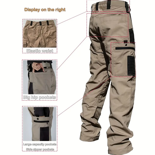 2026 Hot Sale👖【Vaderdag】 Praktische Werk-/Avonturenbroek | Ademend | Ruime Taille | Ideaal voor Actieve Mannen✨