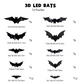 🦇🎃 50% KORTING! Vijf maten, realistische 3D-vleugels, en paarse LED-ogen die je kamer in een spookhuis veranderen. Krasvrij, herbruikbaar, en het engste dat je dit jaar aan de muur hangt.