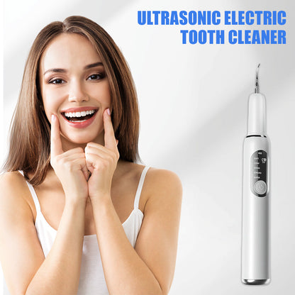 🦷 50% korting! Ultrasone tandenreiniger – verwijdert tandplak & vlekken, 2 standen, waterdicht. Voor een stralende glimlach! ✨💧