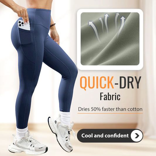 Quick-Dry High-Stretch Yoga Leggings