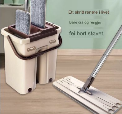 ✨Aanbieding 50% korting🔥360 graden vlakke dweil met emmer