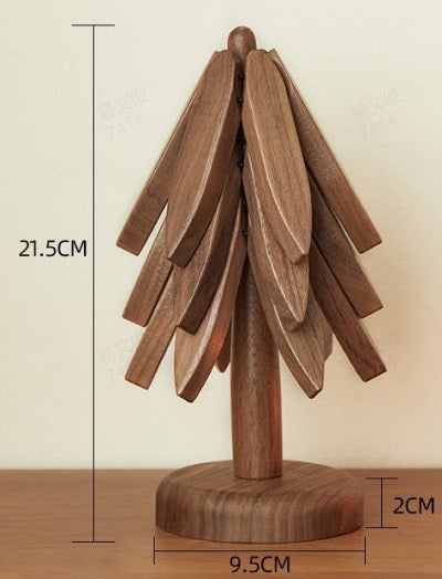 🎄✨ Kerst Special! 50% KORTING – Unieke Geïsoleerde Houten Kerstboom Onderzetters 🎁 Stijlvol, Duurzaam & Perfect als Cadeau!