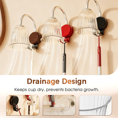 Nagelvrije tandenborstelhouder met beker