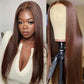 Lijmloze synthetische lace front pruik, direct klaar voor gebruik, voorgeplukt, voorgeknipt, steil, levendig, zelfgroeiend, strakke haarlijn met kleine knoopjes, hittebestendige vezels, natuurlijke pruik, geen lijm nodig.