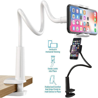 🔥 Zwanenhals Telefoonhouder voor Bed –✨ Perfect voor Video’s, Lezen en Online Calls 📱🛏️