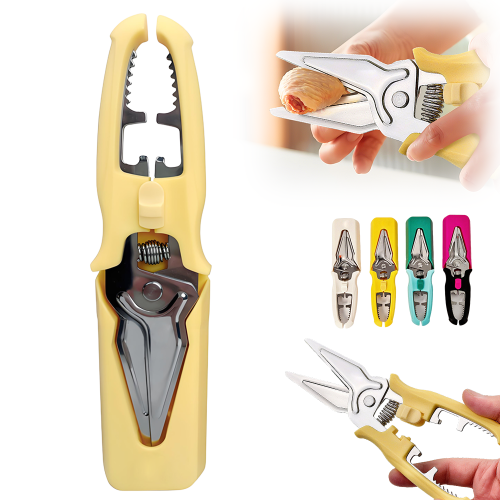 Roestvrijstalen keukenschaar met scherpe punt