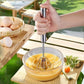 ❄️Zomerfresh 50% Korting!👩‍🍳Semi-Automatische RVS Garde – Handmatige Eierklopper zonder Batterijen voor Eieren, Room, Sauzen & Koffie