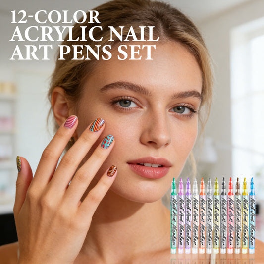 💎 NU 50% KORTING! ✨ Creëer professionele nagels thuis – 12 ultranauwkeurige pennen voor perfecte nail art