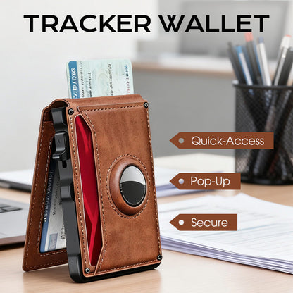 Veilige, snel toegankelijke pop-up tracker-wallet