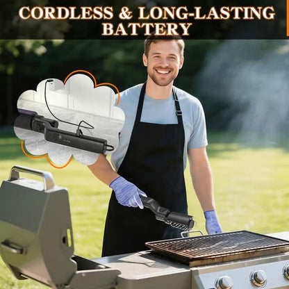 🔥🔥🍖 50% korting  ⚡️Draadloze elektrische grillborstelreiniger🍔Er zijn momenteel ook voordelige combi-aanbiedingen💪
