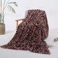 Gezellige plaid met luipaardprint