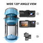 3-kanaals 1080p dashcam met wifi