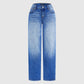 🎉Damesmode Jeans met wijde pijpen en kleurverloop – Comfort Ontmoet Stijl