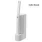 Wegwerp toiletborstel met opberghouder