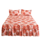 ✨3-delige bedrokset met bloemenprint en ruches