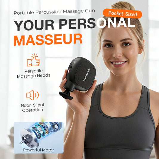 Draagbaar percussiemassageapparaat