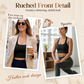 Dames sporttop met effen, uitneembare borstpads, casual, comfortabel en duurzaam, haltertop voor yoga, fitness en workouts, dames sportkleding voor alle seizoenen.