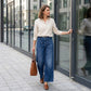 👖NU 50% KORTING! ✨ Casual damesjeans met hoge taille en wijde pijpen – flatterende pasvorm, comfortabel stretchmateriaal en moeiteloze stijl 👖