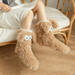 💗LAATSTE DAG UITVERKOOP 50% KORTING⚡50K+ VERKOCHT💕Dames pluche pantoffelsokken, vloersokken, winterse binnensokken, dikke fleecevoering, antislip, pluche sneeuwsokken voor volwassenen