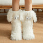 💗LAATSTE DAG UITVERKOOP 50% KORTING⚡50K+ VERKOCHT💕Dames pluche pantoffelsokken, vloersokken, winterse binnensokken, dikke fleecevoering, antislip, pluche sneeuwsokken voor volwassenen