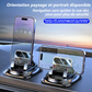 🚗 Autotelefoonhouder – 360° draaibaar 🔄 + volledig instelbare hoek, geschikt voor alle telefoons💫, absoluut stabiel, zelfs op hobbelige bergwegen! 📱🌀
