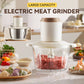 🥩 50% RABATT – Elektrisk kjøttkvern – 3L stor kapasitet – høyeffektiv motor – multifunksjonell – avtakbar & enkel rengjøring