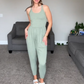 🥳2026 HOT SALE 🎀Twisted U-Neck Harem Jumpsuit – Flattering U-neck, gentle twist detail softens tummy. Side pockets for phone or specs. Easy pull-on, no tricky zips. Your new go-to for casual days. 🌸✨