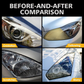 Automotive Headlamp Restoration Fluid, Restore Oxidized & Yellowed Headlights with Crystalline Coating, Anti-Blur Refurbisher