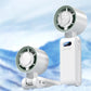 🌀【Drie-in-één draagbare airconditioner-ventilator】—— ✨Neem de koele bries overal mee naartoe, ❄️ met windkracht die sterk genoeg is om je haar te laten dansen! 💨💃