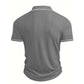 👕 50% KORTING NU! ☀️ Casual poloshirt met korte mouwen – Ademend polyester, moderne pasvorm & perfect voor ontspannen dagen 🏖️