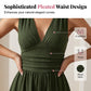 👗 Mouwloze jumpsuit met V-hals en geplooide taille voor dames