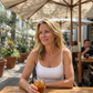 Nauwsluitende dames camisole met spaghettibandjes